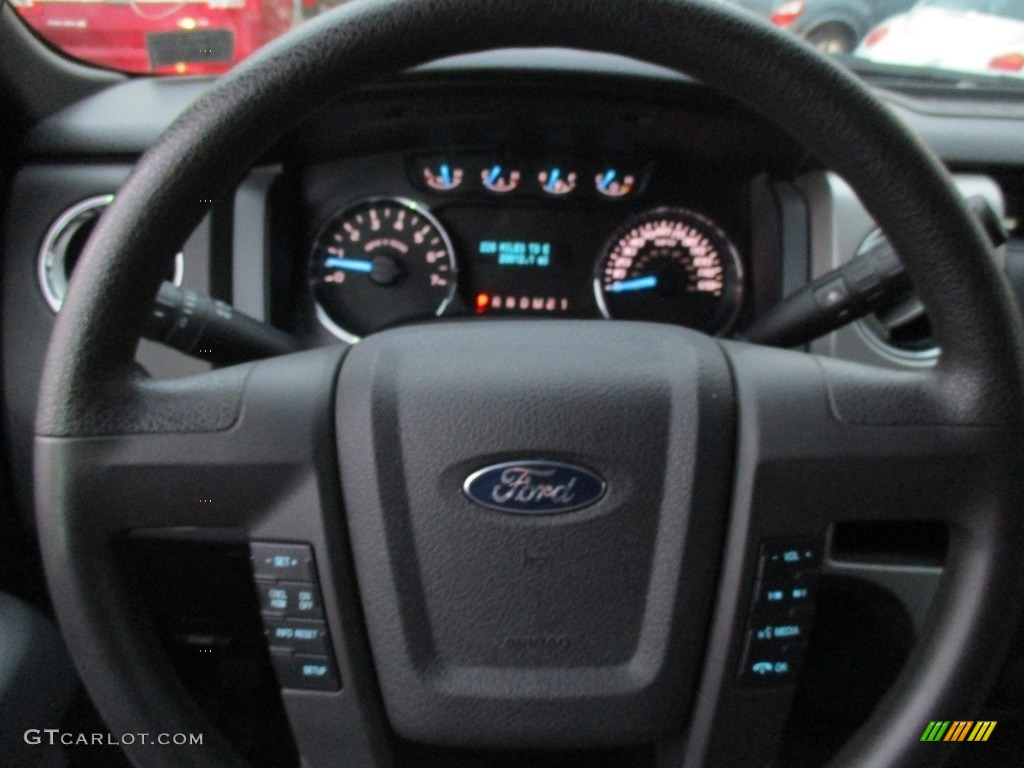 2014 F150 XL SuperCrew 4x4 - Oxford White / Steel Grey photo #12