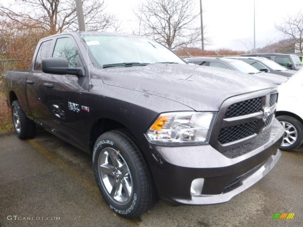 Granite Crystal Metallic 2017 Ram 1500 Express Quad Cab 4x4 Exterior Photo #117301986