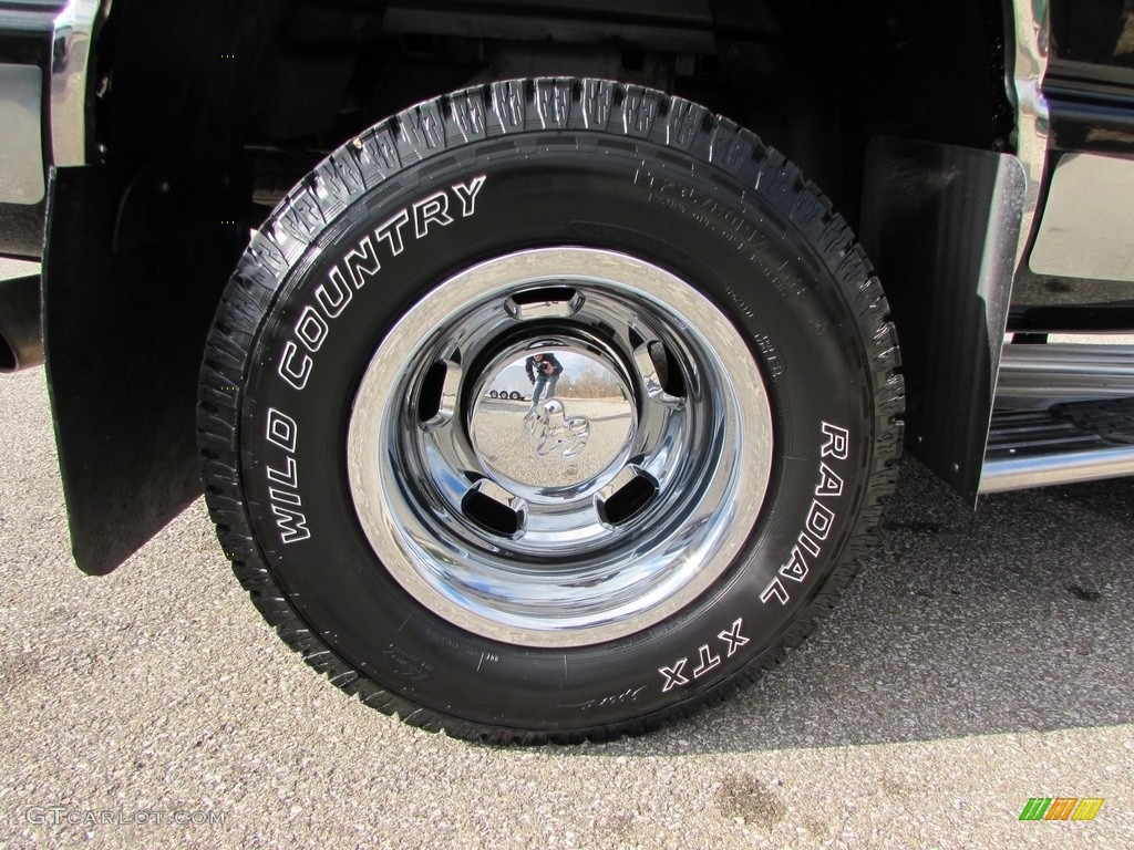 2008 Ram 3500 SLT Quad Cab 4x4 Dually - Brilliant Black Crystal Pearl / Medium Slate Gray photo #9