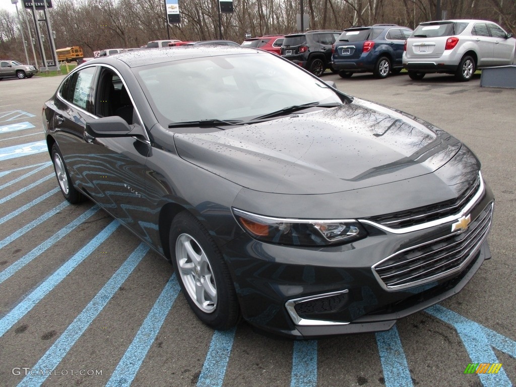 2017 Malibu LS - Nightfall Gray Metallic / Jet Black photo #8