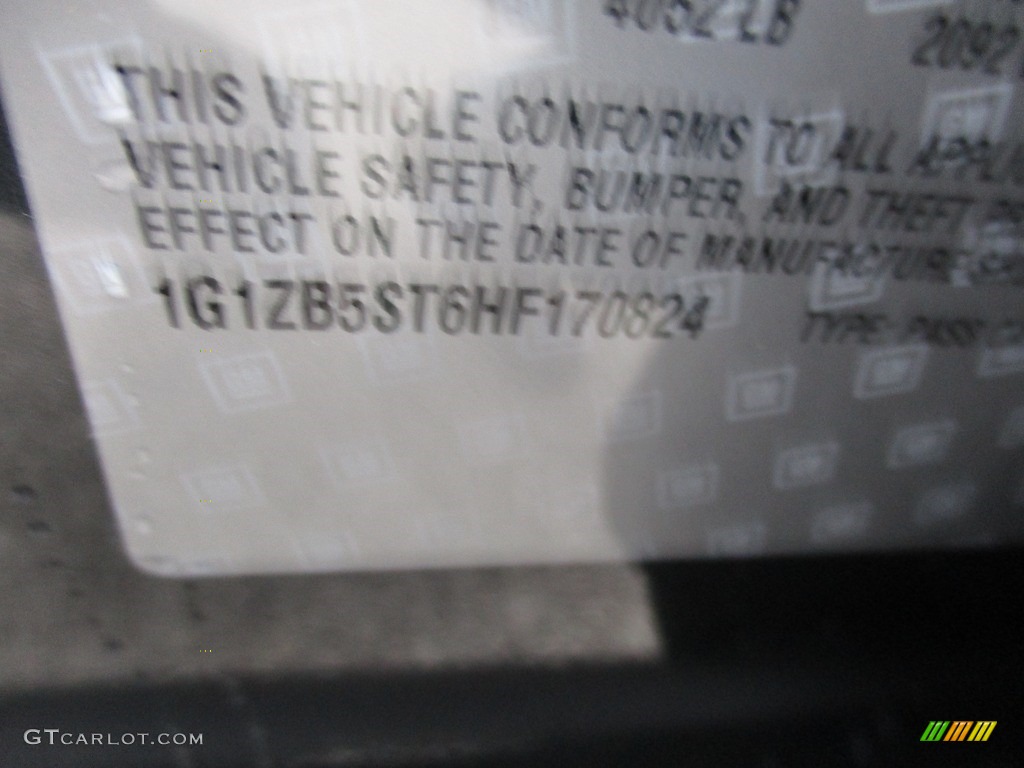 2017 Malibu LS - Nightfall Gray Metallic / Jet Black photo #19