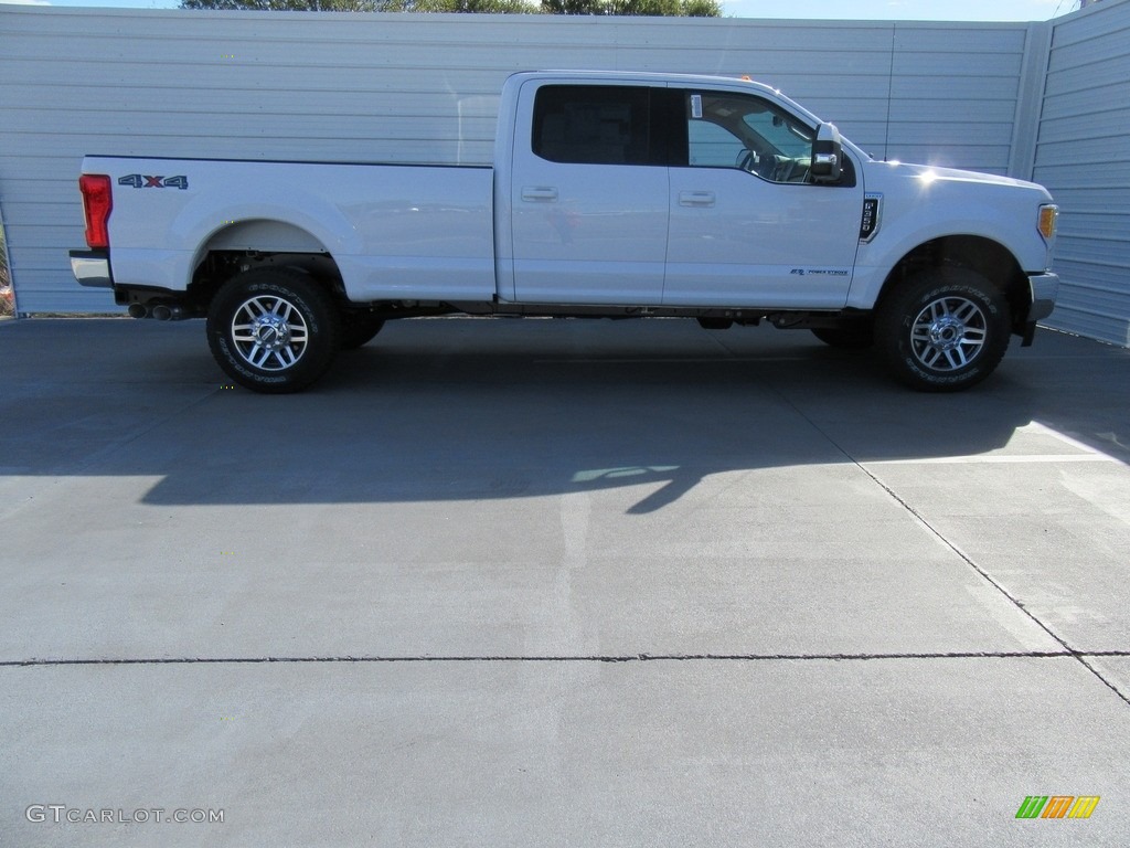 Oxford White 2017 Ford F350 Super Duty Lariat Crew Cab 4x4 Exterior Photo #117305745