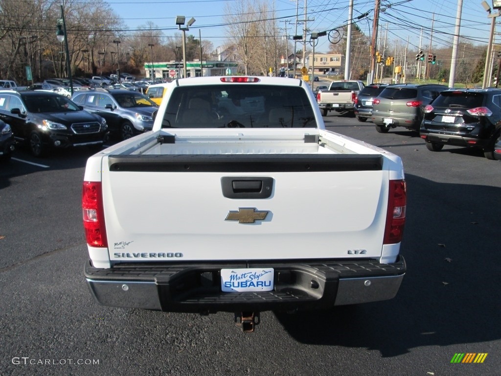 2008 Silverado 1500 LTZ Extended Cab 4x4 - Summit White / Light Cashmere/Ebony Accents photo #7