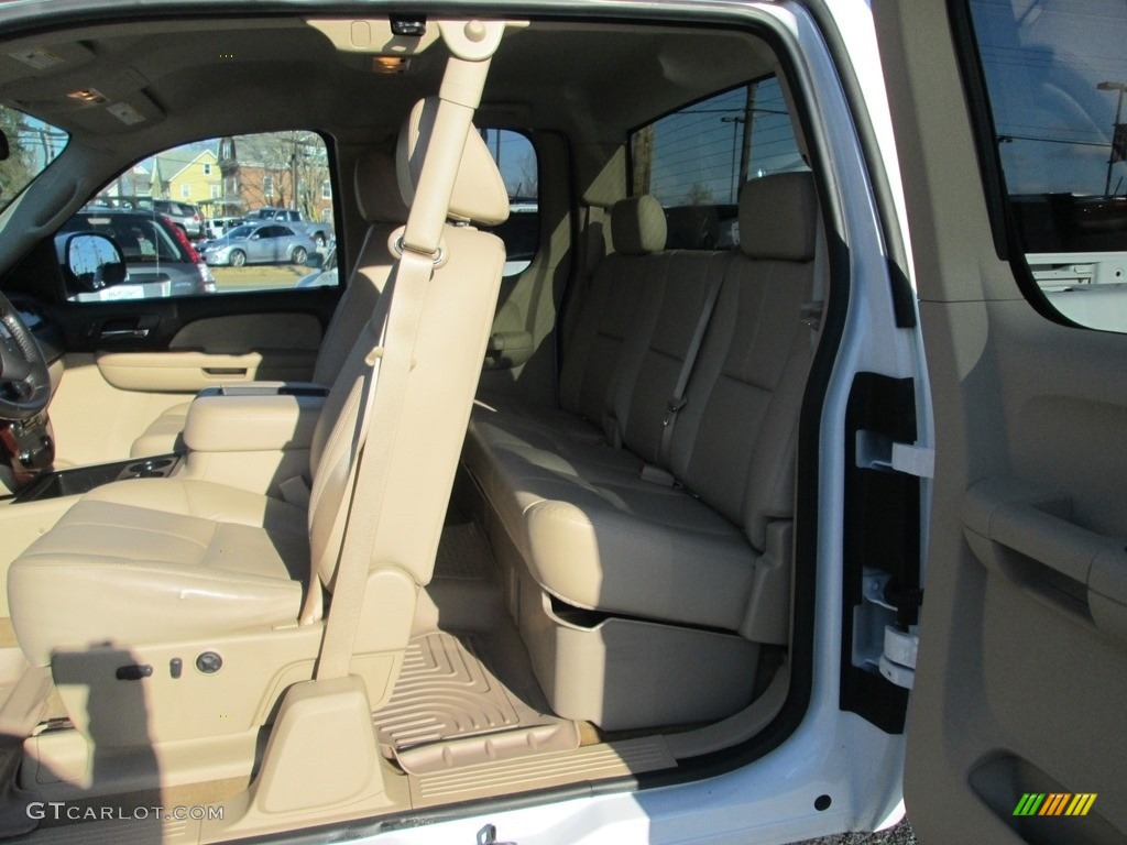 2008 Silverado 1500 LTZ Extended Cab 4x4 - Summit White / Light Cashmere/Ebony Accents photo #16