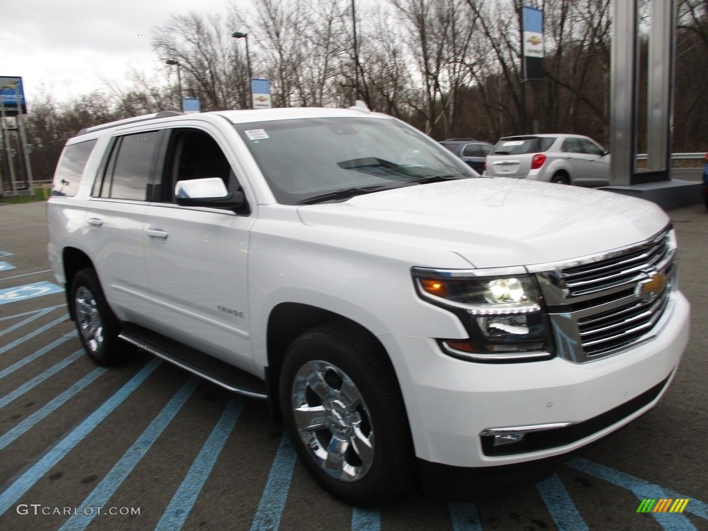 2017 Tahoe Premier 4WD - Summit White / Jet Black photo #8