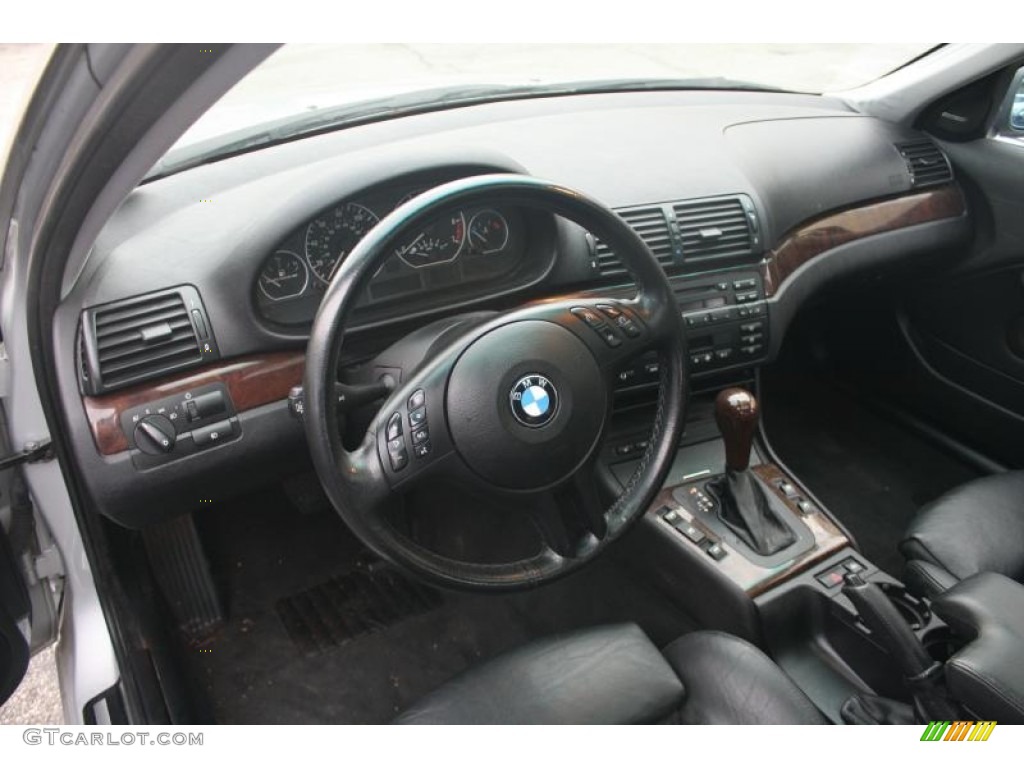 2002 3 Series 330xi Sedan - Titanium Silver Metallic / Black photo #20