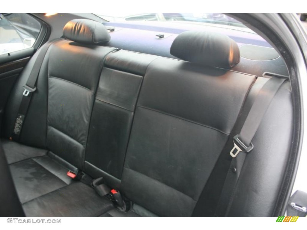 2002 3 Series 330xi Sedan - Titanium Silver Metallic / Black photo #34