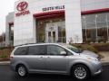 2014 Silver Sky Metallic Toyota Sienna XLE  photo #2