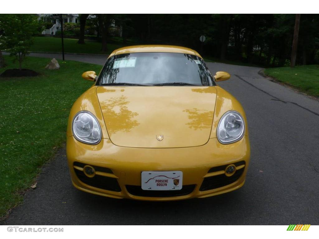 2007 Cayman S - Speed Yellow / Black photo #2