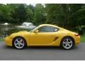 2007 Speed Yellow Porsche Cayman S  photo #3
