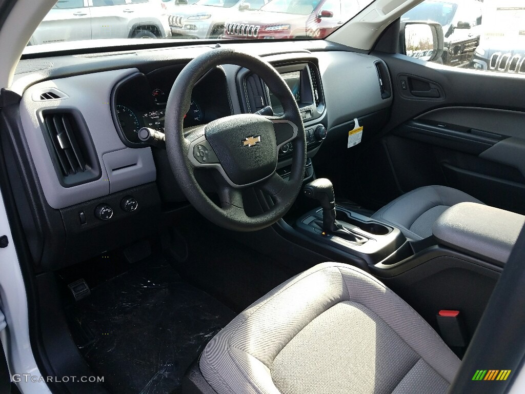 Jet Black/­Dark Ash Interior 2017 Chevrolet Colorado WT Extended Cab 4x4 Photo #117307686