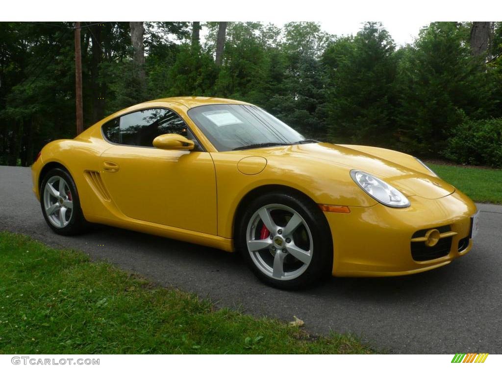 2007 Cayman S - Speed Yellow / Black photo #8