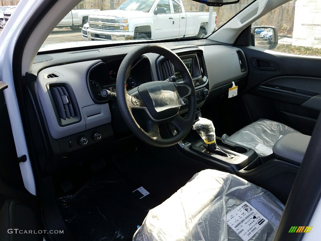 Jet Black/­Dark Ash Interior 2017 Chevrolet Colorado WT Crew Cab 4x4 Photo #117308013