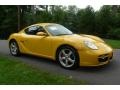 2007 Speed Yellow Porsche Cayman S  photo #8