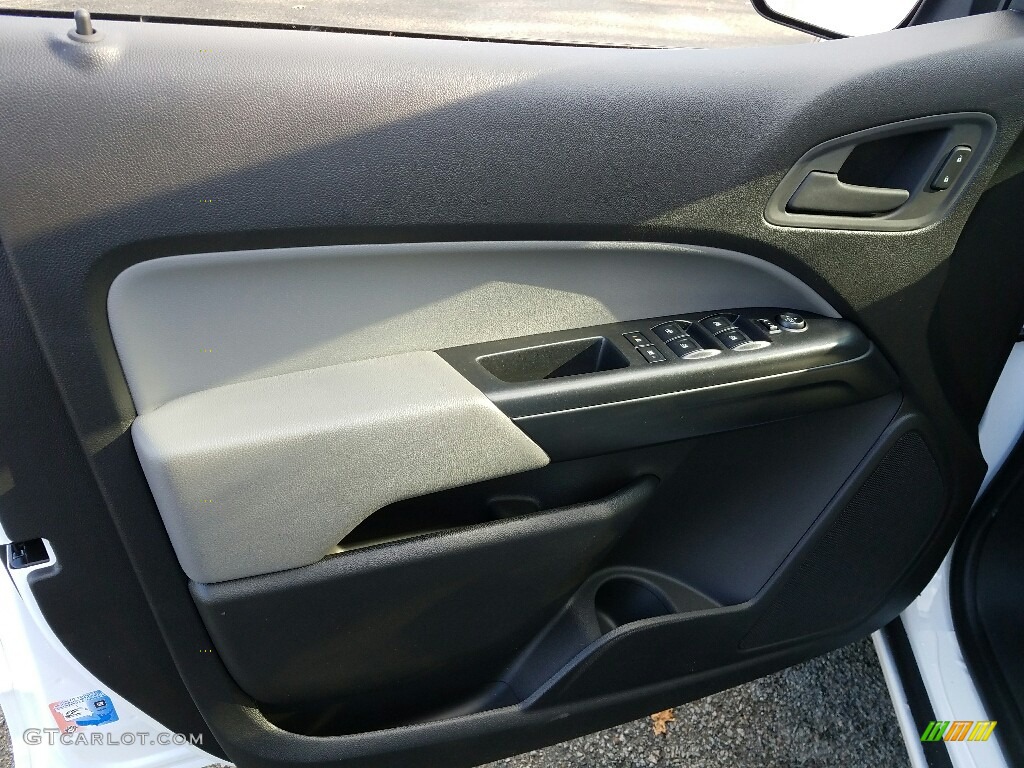2017 Chevrolet Colorado WT Crew Cab 4x4 Jet Black/­Dark Ash Door Panel Photo #117308040