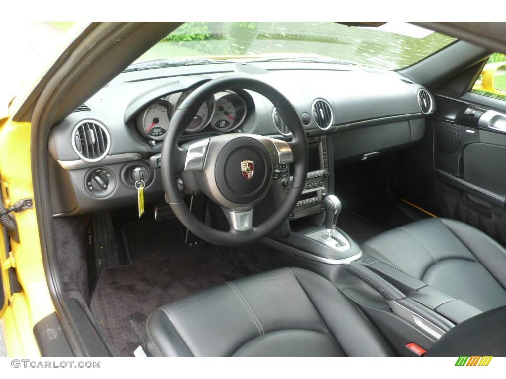 2007 Cayman S - Speed Yellow / Black photo #10