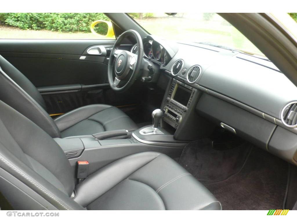 2007 Cayman S - Speed Yellow / Black photo #12