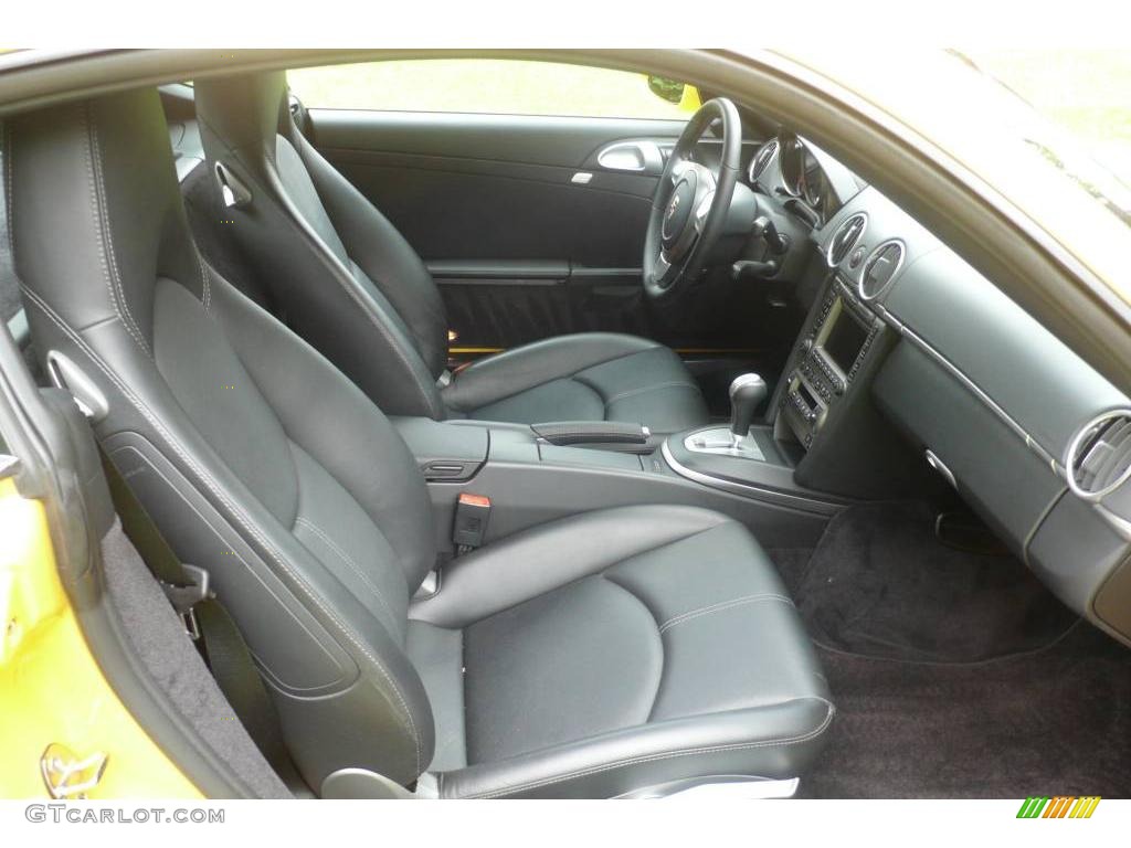 2007 Cayman S - Speed Yellow / Black photo #13