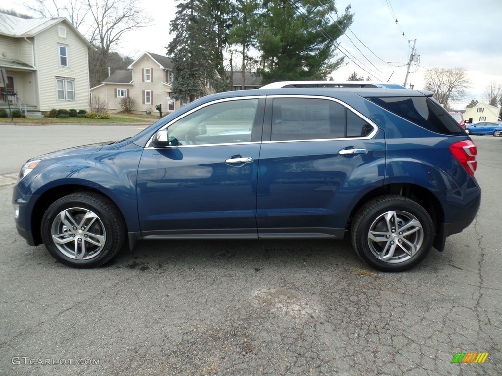 2017 Equinox Premier AWD - Patriot Blue Metallic / Light Titanium/Jet Black photo #8