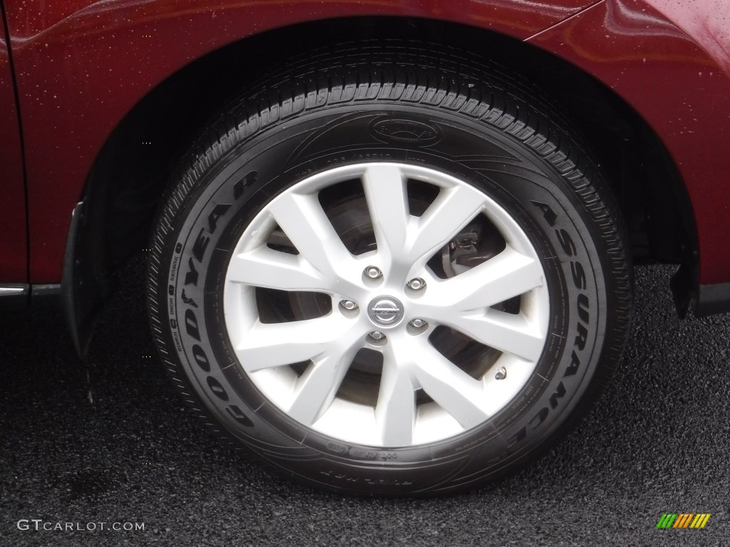 2012 Murano S AWD - Merlot / Beige photo #3