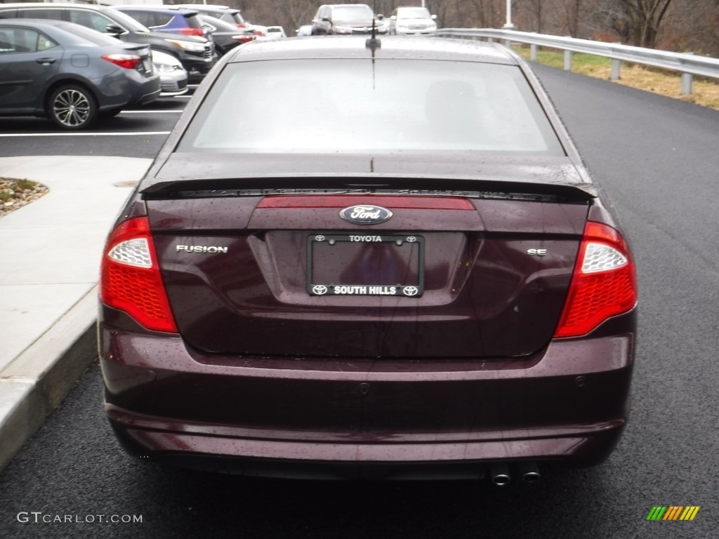 2011 Fusion SE - Bordeaux Reserve Metallic / Charcoal Black photo #9