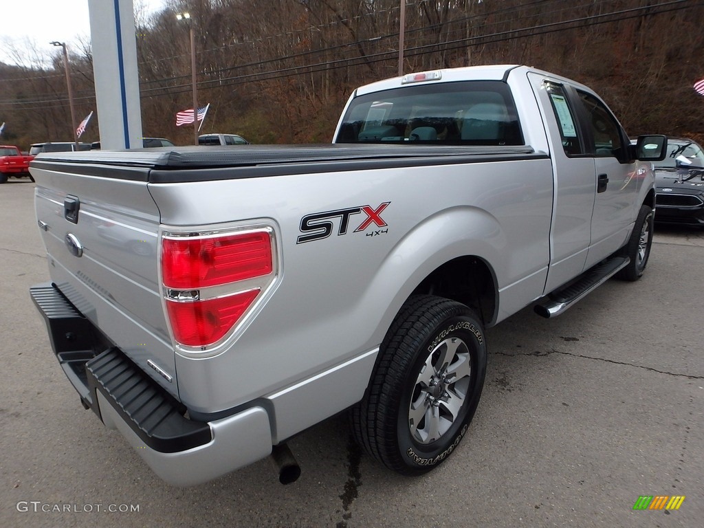 2014 F150 STX SuperCab 4x4 - Ingot Silver / Steel Grey photo #2