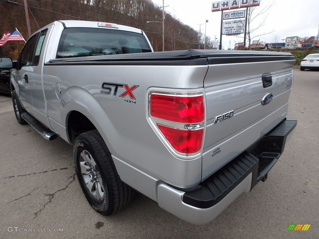 2014 F150 STX SuperCab 4x4 - Ingot Silver / Steel Grey photo #4