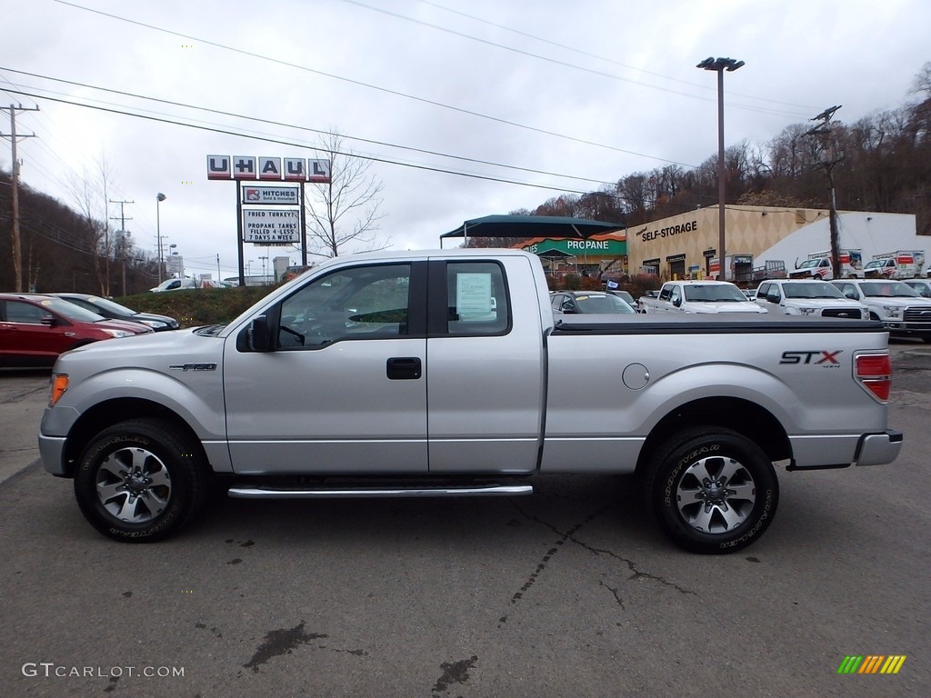 2014 F150 STX SuperCab 4x4 - Ingot Silver / Steel Grey photo #5