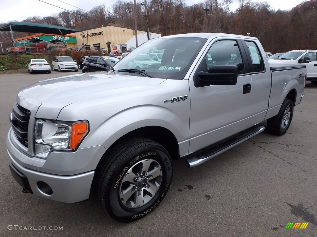 2014 F150 STX SuperCab 4x4 - Ingot Silver / Steel Grey photo #6