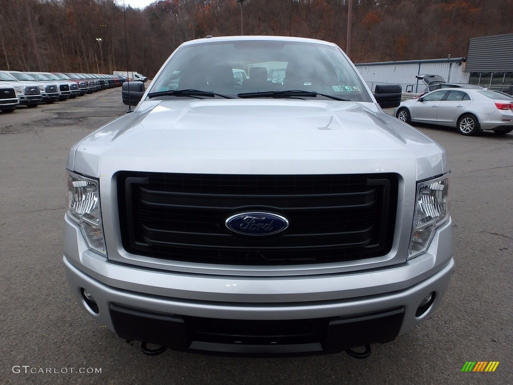 2014 F150 STX SuperCab 4x4 - Ingot Silver / Steel Grey photo #7