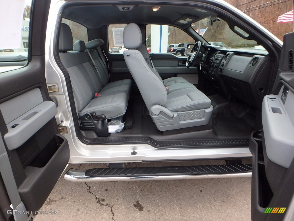 2014 F150 STX SuperCab 4x4 - Ingot Silver / Steel Grey photo #14