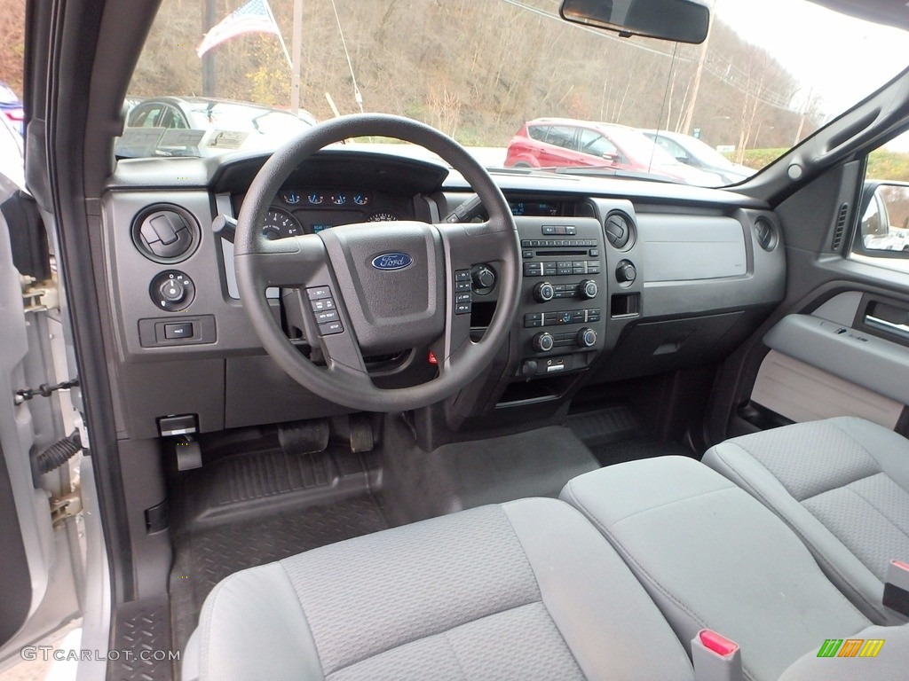 2014 F150 STX SuperCab 4x4 - Ingot Silver / Steel Grey photo #18