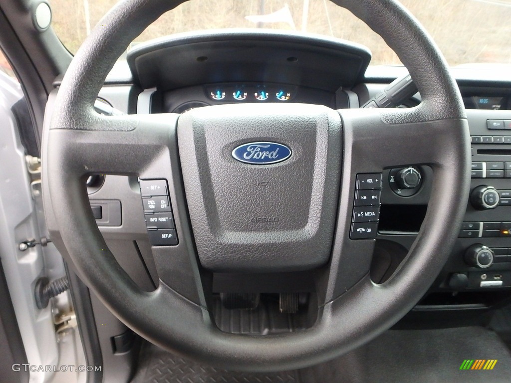 2014 F150 STX SuperCab 4x4 - Ingot Silver / Steel Grey photo #21