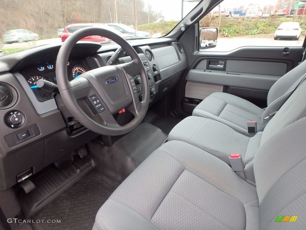 2014 F150 STX SuperCab 4x4 - Ingot Silver / Steel Grey photo #22