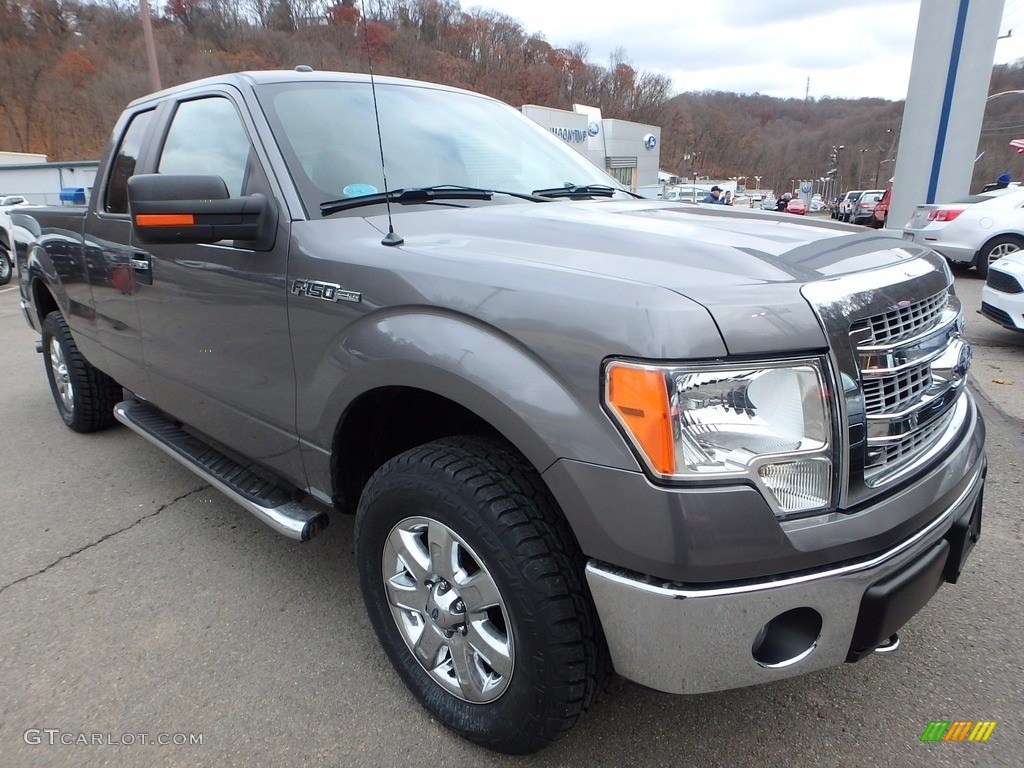 2013 F150 XLT SuperCab 4x4 - Sterling Gray Metallic / Steel Gray photo #8