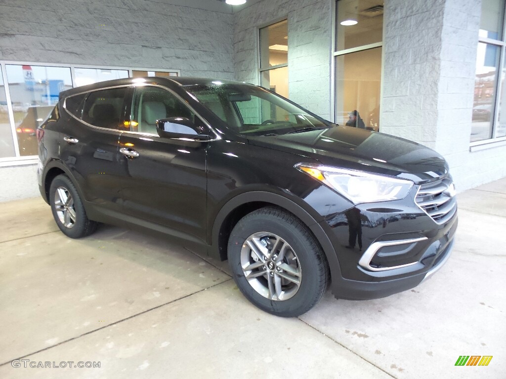 Twilight Black 2017 Hyundai Santa Fe Sport AWD Exterior Photo #117313488