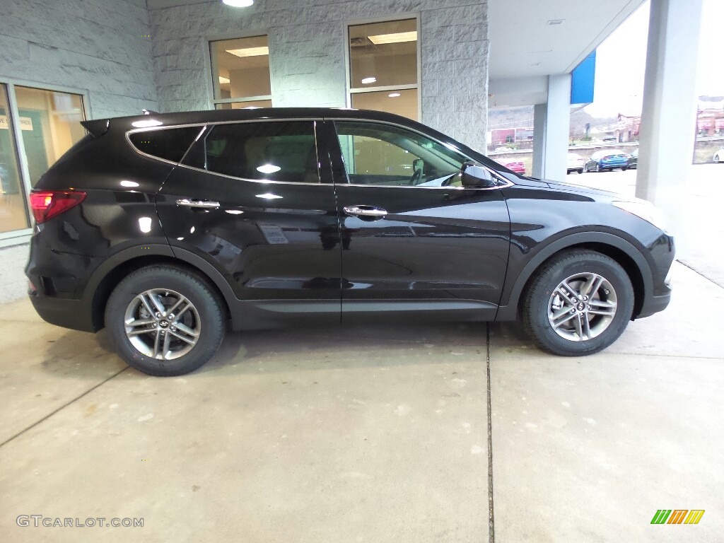 Twilight Black 2017 Hyundai Santa Fe Sport AWD Exterior Photo #117313509