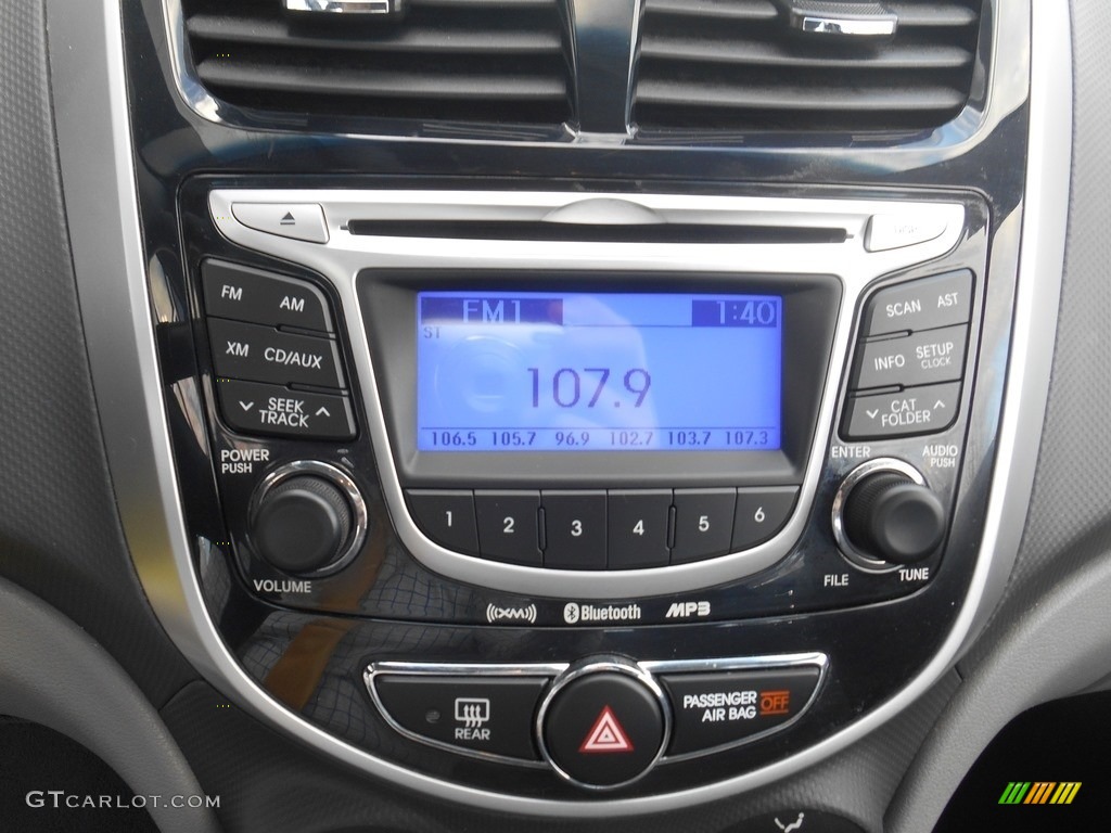 2013 Accent GLS 4 Door - Marathon Blue / Gray photo #15