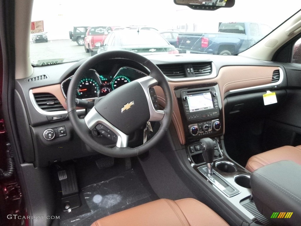 Ebony/Saddle Up Interior 2017 Chevrolet Traverse Premier AWD Photo #117318825