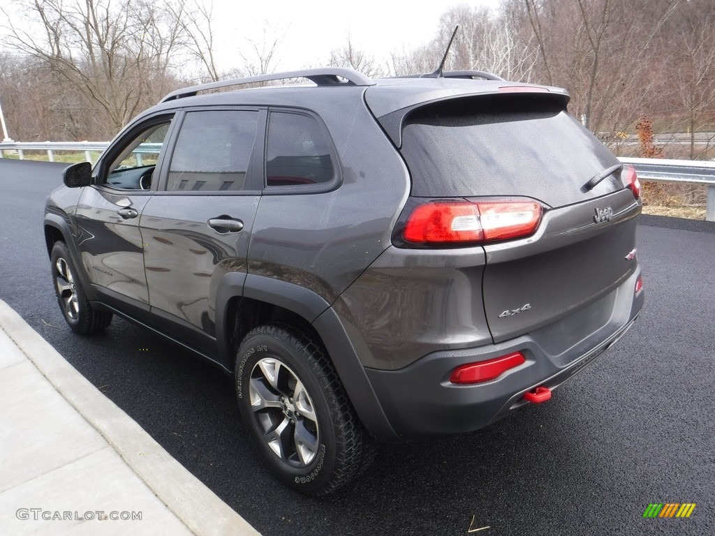 2014 Cherokee Trailhawk 4x4 - Anvil / Morocco - Black photo #7