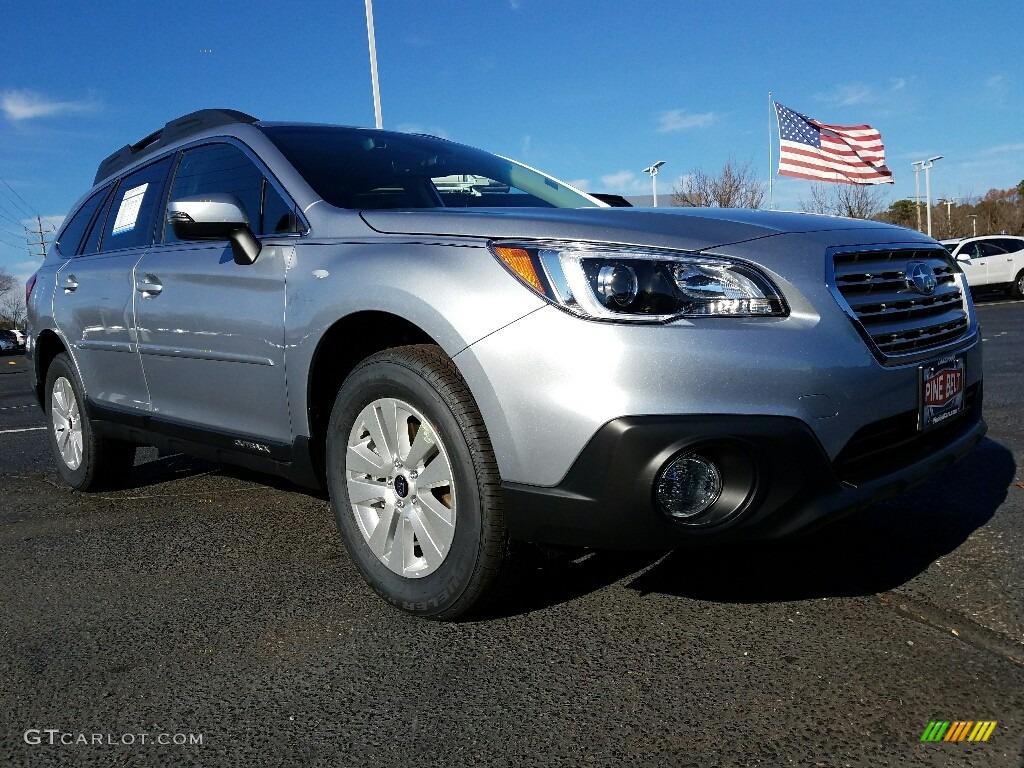 2017 Outback 2.5i Premium - Ice Silver Metallic / Slate Black photo #1