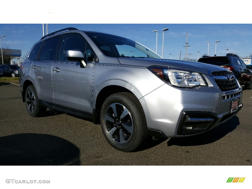 2017 Forester 2.5i Limited - Ice Silver Metallic / Black photo #1