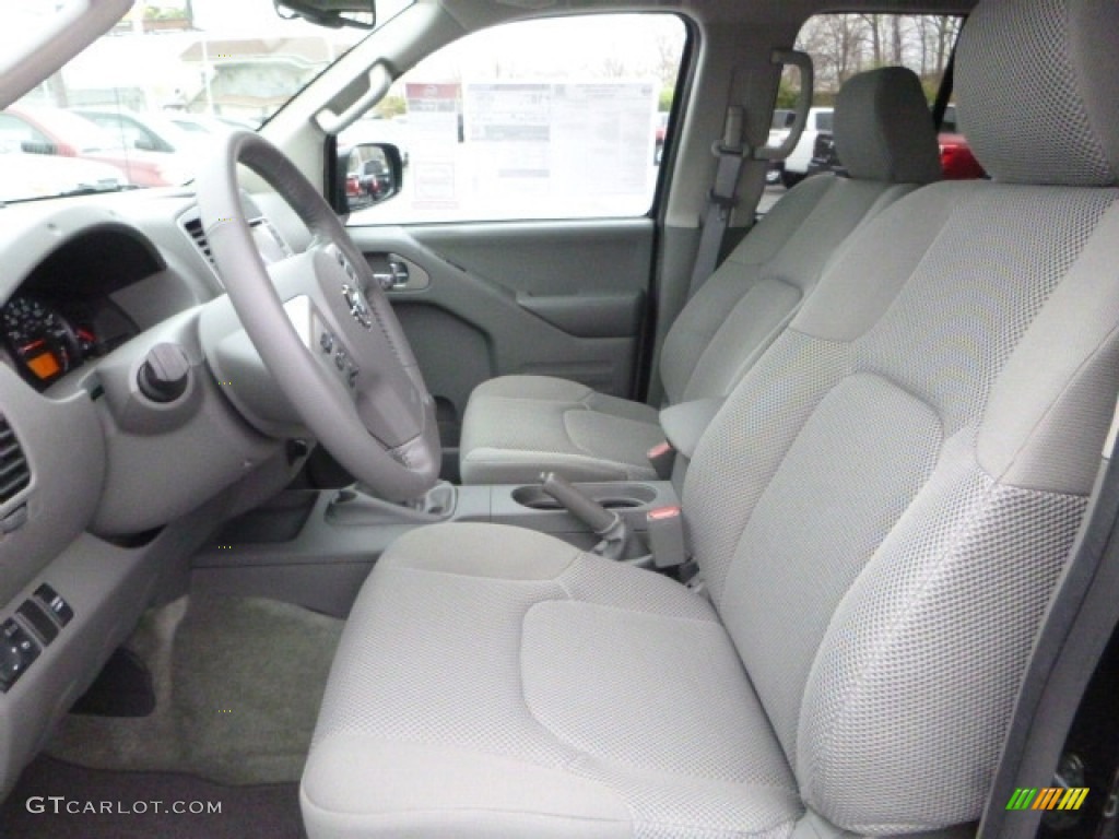Steel Interior 2017 Nissan Frontier SV Crew Cab 4x4 Photo #117320770