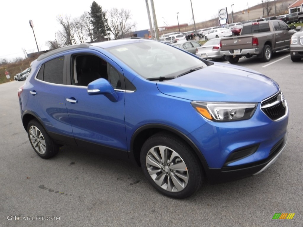 Coastal Blue Metallic 2017 Buick Encore Preferred AWD Exterior Photo #117323326