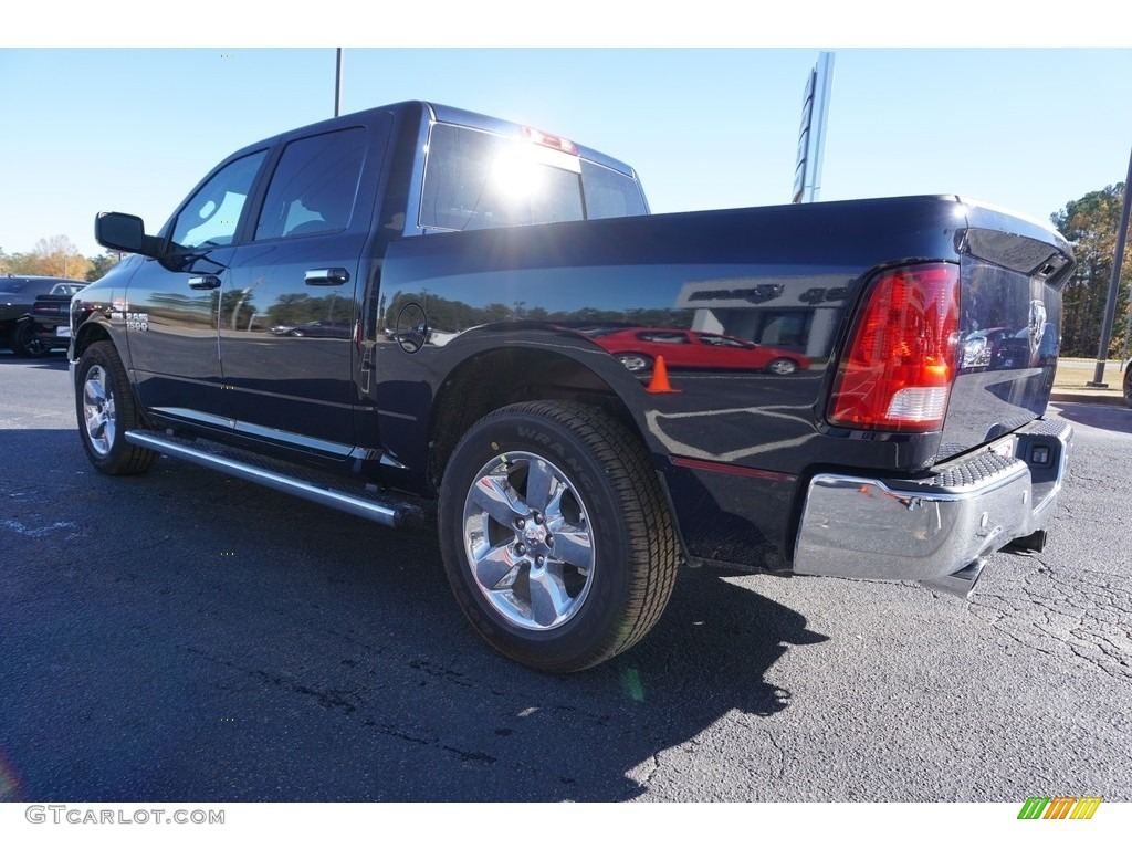 2017 1500 Big Horn Crew Cab - True Blue Pearl / Black/Diesel Gray photo #5