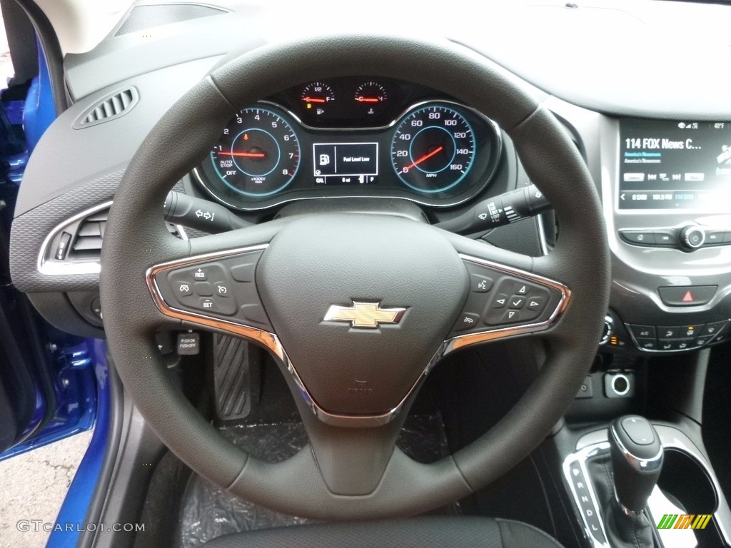 2017 Chevrolet Cruze LT Jet Black Steering Wheel Photo #117324793
