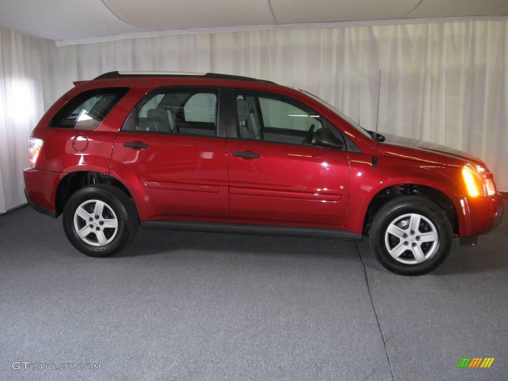 2006 Equinox LS - Salsa Red Metallic / Light Gray photo #2