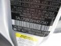 863: Indus Silver Metallic 2017 Land Rover Discovery Sport SE Color Code