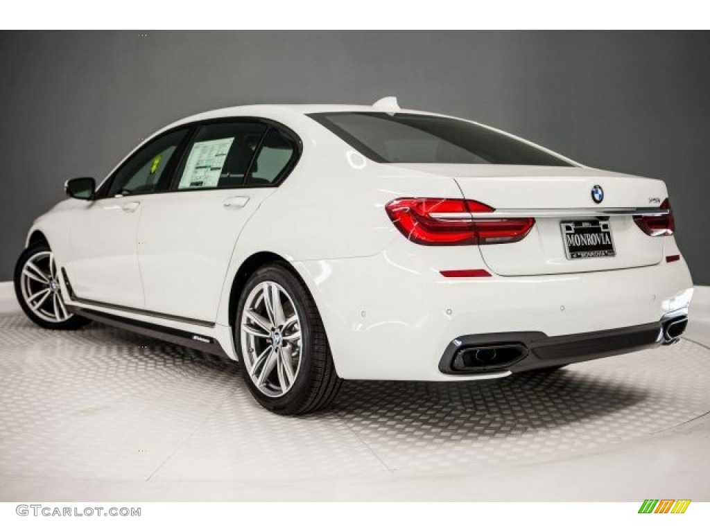 2017 7 Series 740i Sedan - Alpine White / Black photo #3