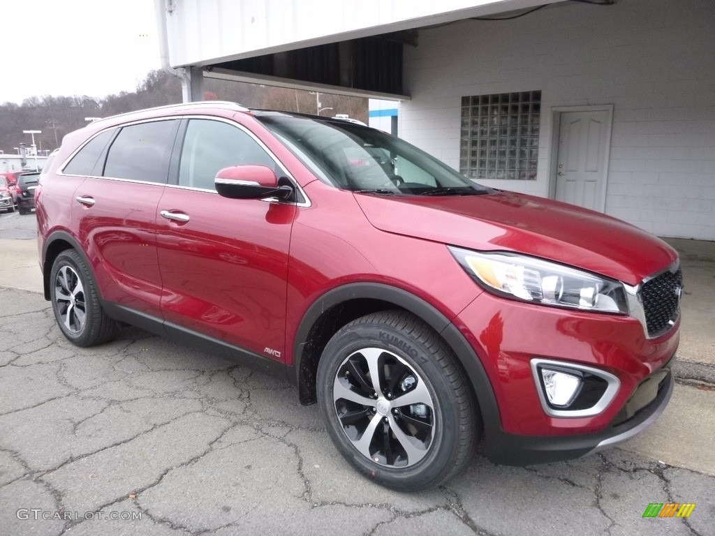 Remington Red 2017 Kia Sorento EX AWD Exterior Photo #117325651